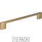 Jeffrey Alexander 160 mm Center-to-Center Satin Bronze Square Sutton Cabinet Bar Pull 635-160SBZ-10 - alternate 1